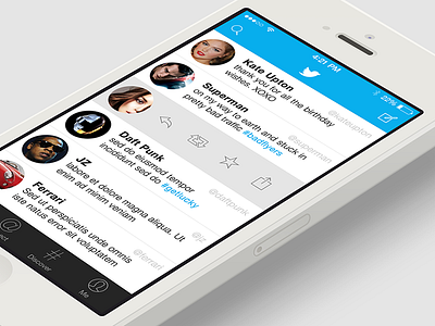 Twitter iOS7 ios7 iphone twitter ui