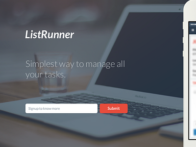 LR landing page landing