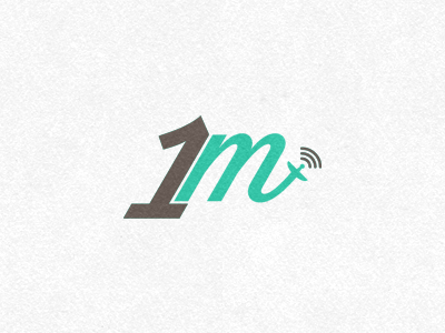 1M Logo logo