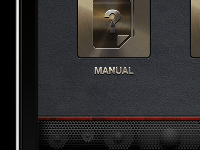 WIP: iPhone UI iphone metal texture ui wood