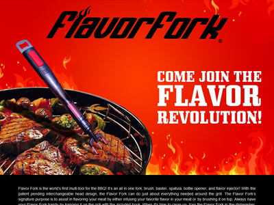 Flavor Fork design fire flavor fork website