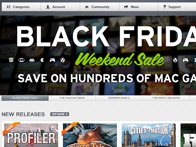 MGS Black Friday banner black friday