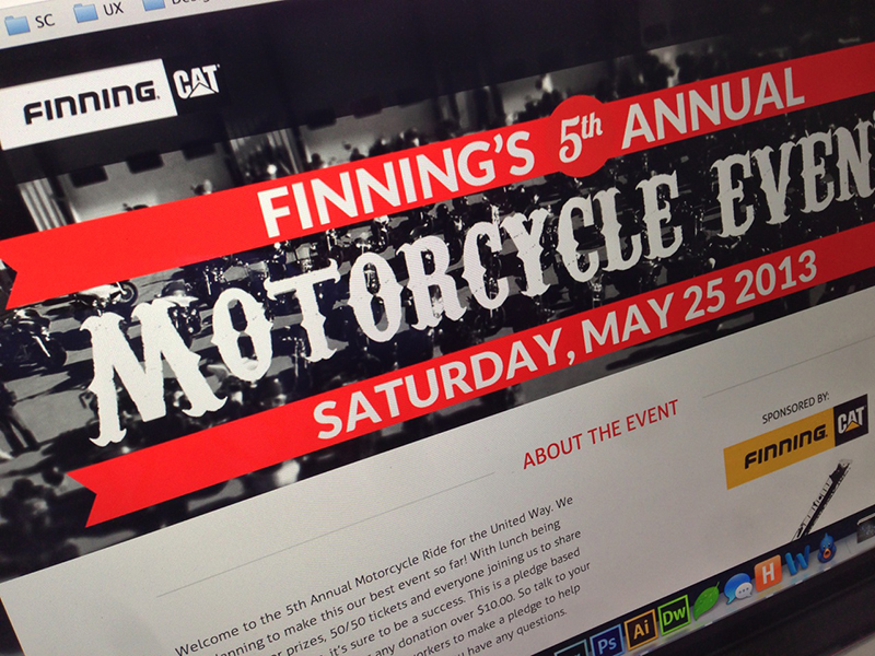 Motorcycle Event by Sameer Ahmed on Dribbble