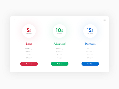 Pricing (Daily UI #030)