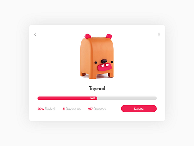 Crowdfunding Campaign (Daily UI #032)