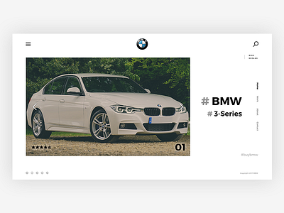 BMW bmw design minimal photoshop ui uiux user experience user interface ux visual design web web design