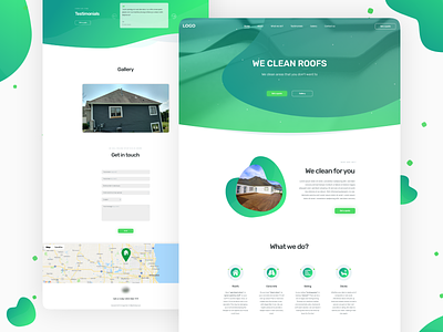 Cleaning Service - Landing page redesign adobexd app design flat graphic design minimal simple ui ui design uiux user experience user interface user interface design ux visual design web web design xd