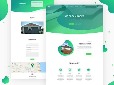 Cleaning Service - Landing page redesign