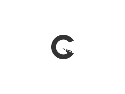 CG Personal Logo branding cg logo creative logo designer freelance designer graphic designer identity letters logo minimal monotone personal logo typography