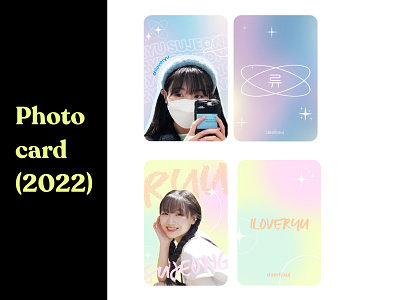 Kpop Photocard (2022) design graphic design kpop photocard