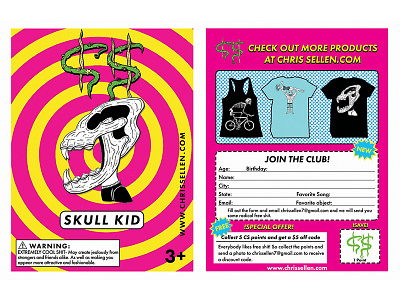Skull Kid Pin and Backing ad packaging design pin t shirt