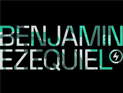 Benjamin Ezequiel - Personal Branding brand branding design graphic graphic design logo minimalist personal texture