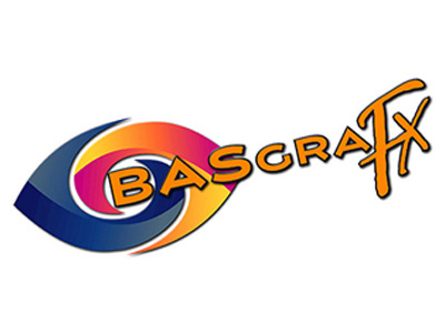 BASGRAFX Super LOGO branding graphic design logo typography