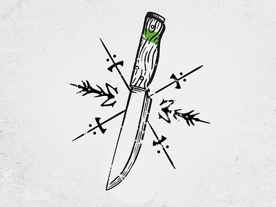 Knife illustration knife