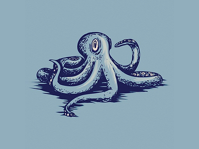Octopus Doodle illustration octopus