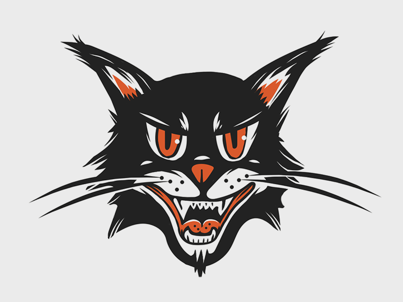 Black Cat - Halloween by Chris Green on Dribbble