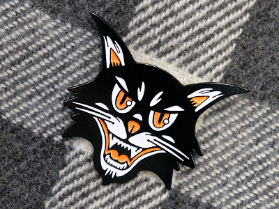 Black Cat Enamel Pin