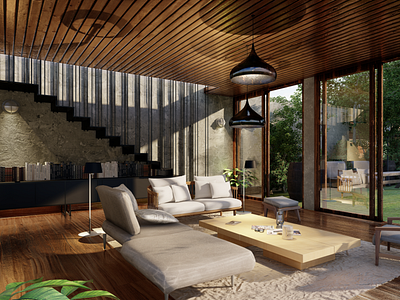 High quality render of an Interior project I designed- View 1