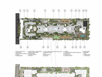 Architectural presentation- Masterplan