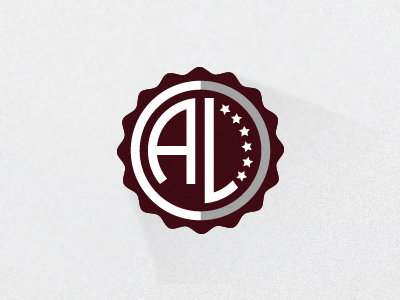 Club Atlético Lanús design football illustration restyling soccer badge vector