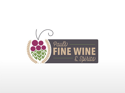 Paul’s Fine Wine & Spirits Primary Logo