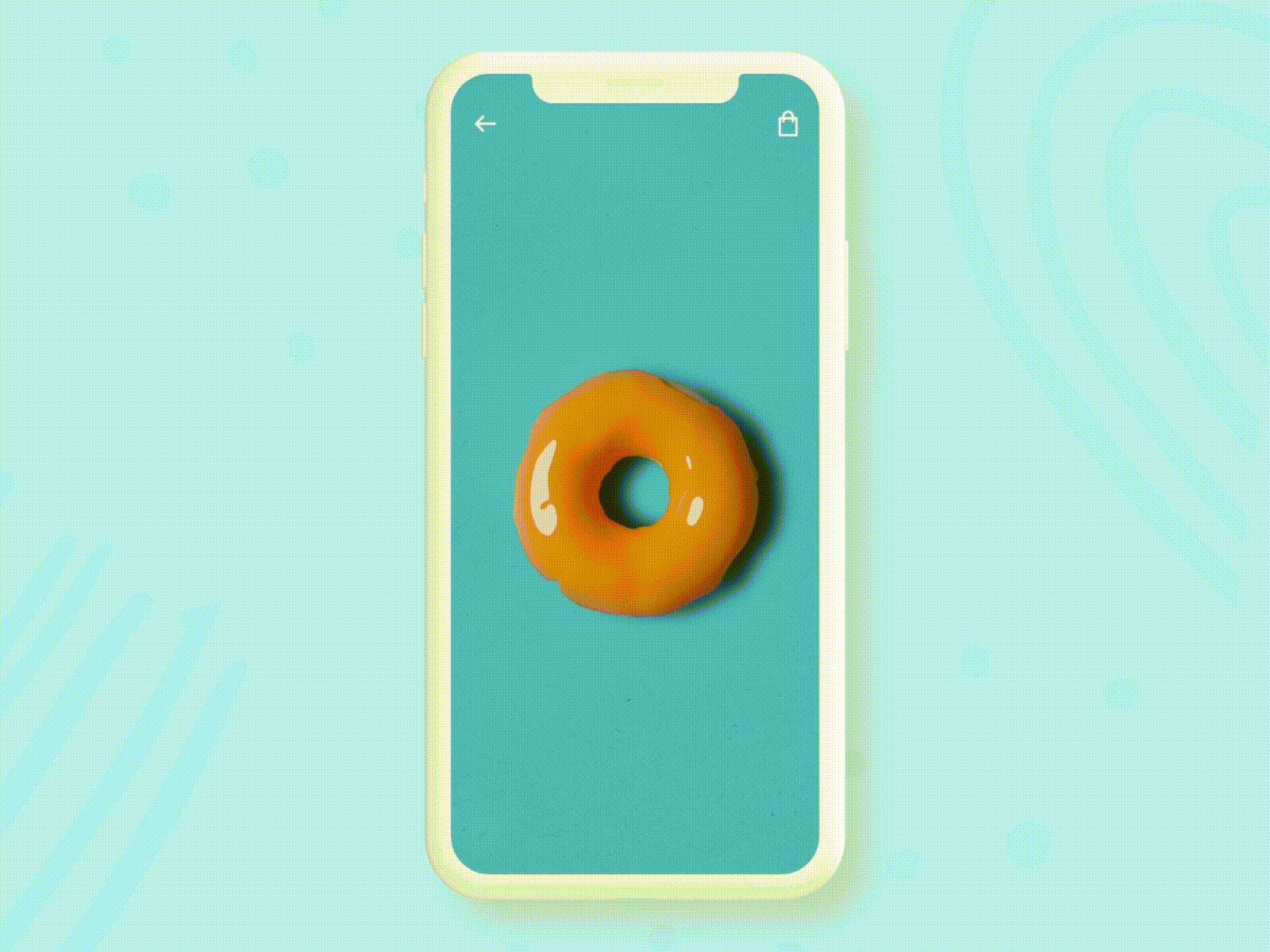 Donut Product Page 3d add to cart app bakery daily daily ui design donut ui user interface