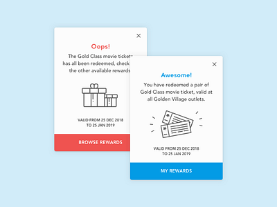 Daily UI: #011 — Flash Message (Error/Success)