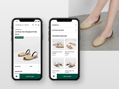 Daily UI: #012 — E-Commerce Shop / Charles & Keith daily daily ui fashion flat minimal mobile product shoes shop ui user interface ux