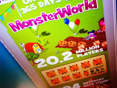 Infographic Monster World wooga infographic games