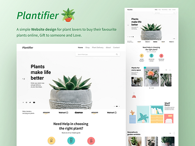 Website Design : Plantifier 🪴