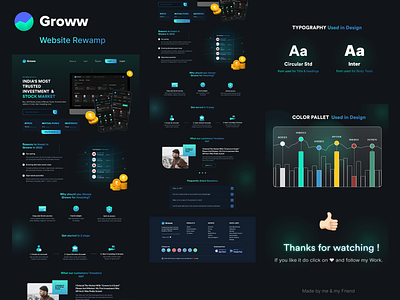 Groww Website Redesign.