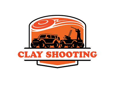 CLAY SHOOTING LOGO clay shooting graphic design logo sport
