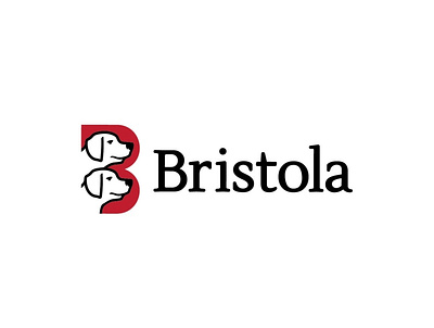 Bristola Logo animal design dog finance insurance logo