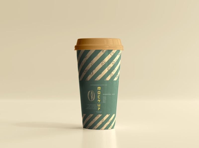 biodegradable paper cup mockups#05 by Adrian_desain on Dribbble