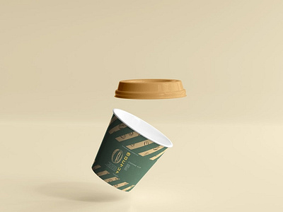 biodegradable paper cup mockups#10