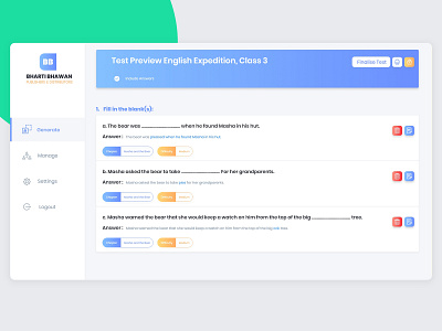 Dashboard UI Design