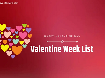 Valentine's Day week List