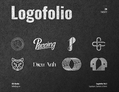 Logofolio Vol.1 branding grid grid logo logo logodesign logotype mark