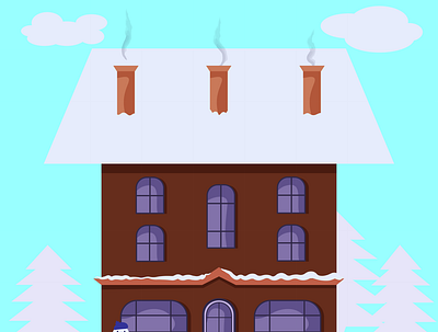 winter graphic design illustration illustrator vector winter