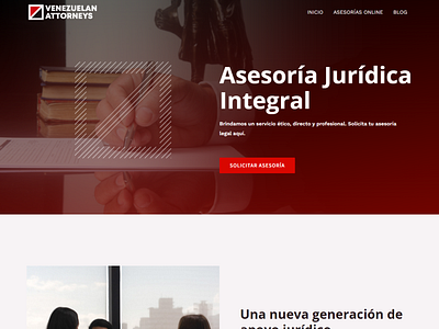 Venezuelan Attorneys web web design wordpress