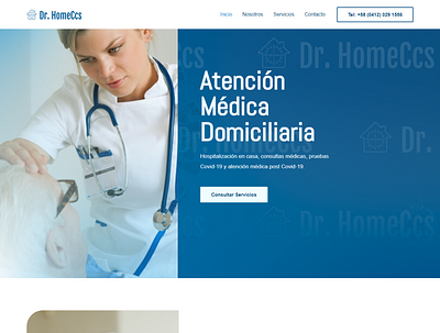 Dr. Home Ccs design graphic design ui web web design wordpress