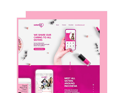 Sisternet — A Female Lifestyle Media branding clean design female icon identity indonesia lifestyle logo media minimal mobile typography ui uidesign ux vector web website woman