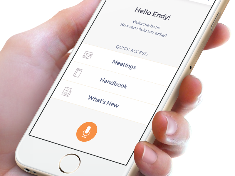 Endy iOS App - Welcome screen by Andrei Frincu on Dribbble