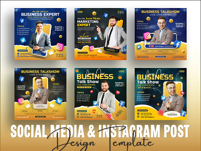 Social media post and instagram post banner design conference post digital marketing agency facebook post design instagram post instagram post design live streaming live webinar post banner social media agency social media banner social media post social media post design social media poster design social post design square flyer webinar banner webinar post workshop