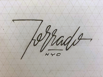 Torrado.nyc caligraphy handlettering lettering logo script lettering torrado vector lettering