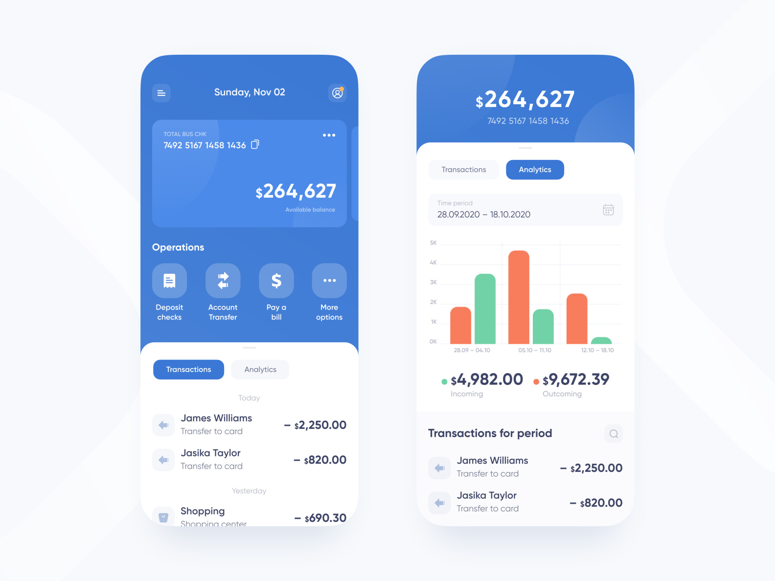 Chase app 💸| Concept by Oleh Kryvytskyi for Uptech on Dribbble