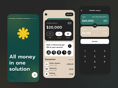 Banking App 🏦 | Concept app banking card credit dark theme debit design finance fintech ios management mobile mobile app design mobile banking ui ui concept ux