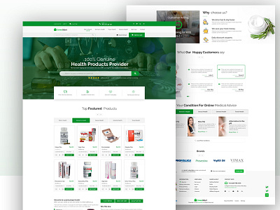 GreenMart e-commerce Website Design designer ecommerce greenmart inspiration landingpage minimal product uitrends userexperience userinterface web websitedesign