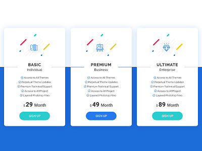 Pricing Table UI