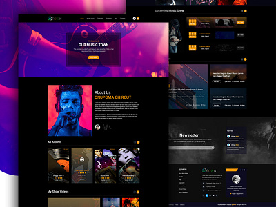 Movie Home Page Design 02 by Aahat Akter 🔥 on Dribbble